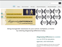 Tablet Screenshot of diagnosingdifference.com